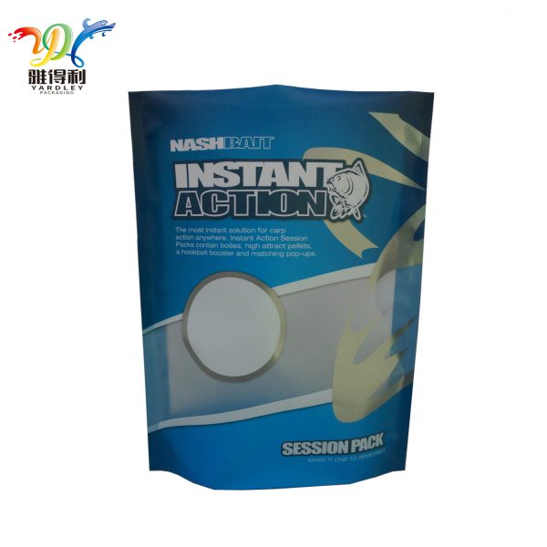 Kantong ritsleting penyangga mandiri