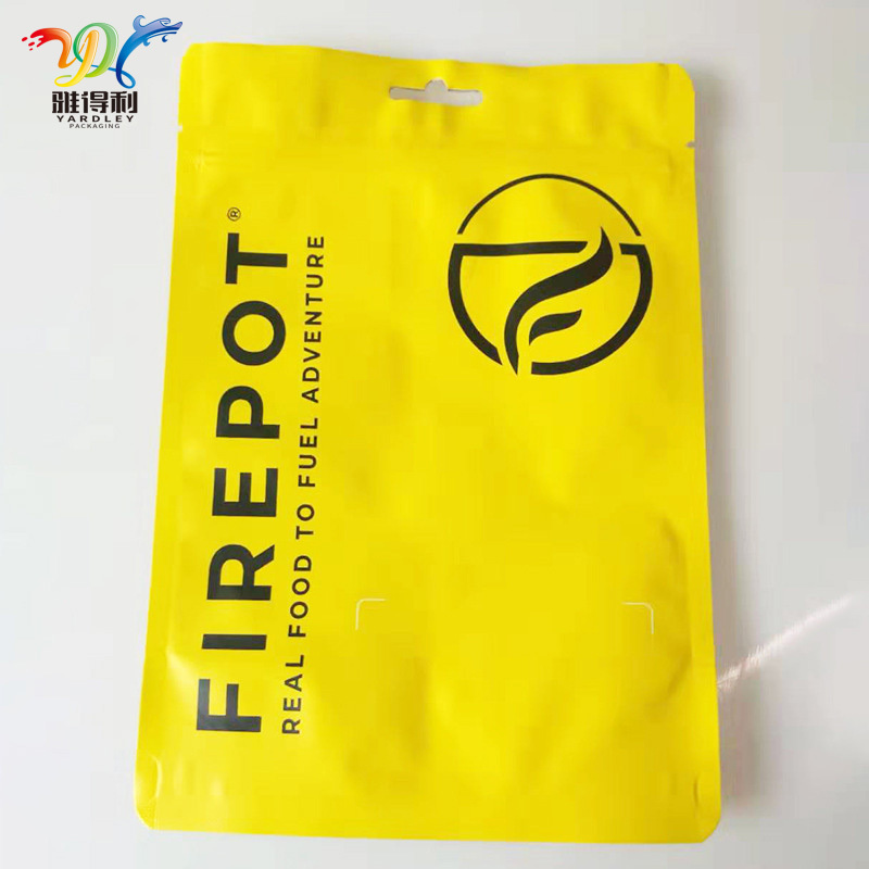 Kantong ritsleting penyangga mandiri